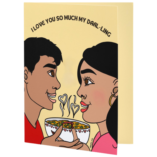 i love you so much my daal-ling card